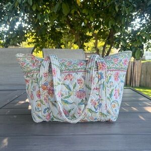 Rare Vintage VERA BRADLEY 1998 Perennials Paddy Bag Floral